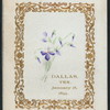 BANQUET [held by] BANKERS OF DALLAS [at] "ORIENTAL, DALLAS, TX"