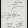 LUNCHEON [held by] HOLLAND-AMERICAN LINE [at] R.M.S.ROTTERDAM (SS;)