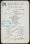 LUNCHEON [held by] HOLLAND-AMERICAN LINE [at] R.M.S.ROTTERDAM (SS;)