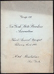 THIRD ANNUAL BANQUET [held by] NEW YORK BANKERS' ASSOCIATION GROUP VIII [at] "HOTEL MANHATTAN, NY" (HOTEL;)