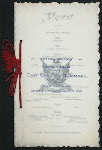 CRYSTAL ANNIVERSARY RECEPTION AND BANQUET FOR COURT GENERAL PHILIP H. SHERIDAN [held by] FORESTERS OF AMERICA NO. 36 F.OF A. [at] CAFE LOGELING [NY] (REST;)