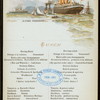 LUNCH [held by] NORDDEUTCHER LLOYD BREMEN [at] KAISER FRIEDRICH AT SEA ("SS,FOR;")