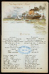 LUNCH [held by] NORDDEUTCHER LLOYD BREMEN [at] KAISER FRIEDRICH AT SEA ("SS,FOR;")