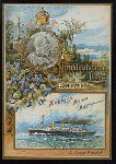 DINNER [held by] NORDDEUTCHER LLOYD BREMEN [at] KAISER FRIEDRICH AT SEA ("SS,FOR;")
