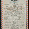 ARRIVAL OF THE RALEIGH FROM MANILA [held by] HOTEL CLAREMONT [at]  (HOTEL)