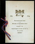32ND ANNUAL DINNER [held by] ASSOCIATES OF THE ENGINER CORPS AND COMPANY K [at] "DELMONICO'S, NEW YORK, NY" (REST;)