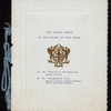CENTENIAL ANNIVERSARY DINNER [held by] JERUSALEM CHAPTER NO 8 R.A.M. [at] "HOTEL SAVOY,[NY]" (HOTEL;)