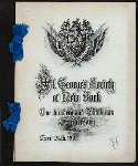 LUNCH [held by] St. George's Society of New York [at] "DELMONICOS,[NY]" (REST;)
