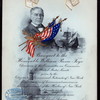 BANQUET TO THE HONORABLE WILLIAM PIERCE FRYE,CHAIRMAN OF THE COMMITTEE ON COMMERCE OF THE UNITED STATES SENATE [held by] CITIZENS AND COMMERCIAL INTERESTS OF NEW YORK [at] "WALDORF-ASTORIA, NY" (HOTEL;)