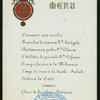 HOME DINNER [held by] KING UMBERTO AND QUEEN MARGHERITA [at] "PALAZZO DEL QUIRINALE, ROME, ITALY" (FOR;)