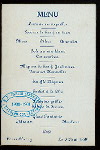LUNCH OR DINNER [held by] ? [at] LOUIS SHERRY CAFE' (REST;)