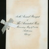 6TH ANNUAL BANQUET [held by] ASSOCIATED PRESS [at] "AUDITORIUM, CHICAGO, IL;" ([REST])