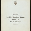 DINNER IN HONOR OF THE HOTEL MEN'S BENEFIT ASSOCIATION [held by] HOTEL MEN OF WASHINGTON [at] "DEWEY HOTEL, THE, (WASHINGTON, D.C.?)" (HOTEL;)