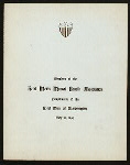 DINNER IN HONOR OF THE HOTEL MEN'S BENEFIT ASSOCIATION [held by] HOTEL MEN OF WASHINGTON [at] "DEWEY HOTEL, THE, (WASHINGTON, D.C.?)" (HOTEL;)