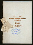 DECENTENNIAL BANQUET [held by] ACTUARIAL SOCIETY OF AMERICA [at] "DELMONICO'S, NEW YORK, NY" (REST;)