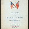 ANNUAL DINNER [held by] ASSOCIATION OF LIFE INSURANCE MEDICAL DIRECTORS [at] UNIVERSITY CLUB [NY] (OTHR (PRIVATE CLUB?);)