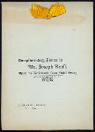 RETIREMENT DINNER TO MR. JOSEPH KRAFT [held by] HOTEL SAVOY [at] "HOTEL SAVOY, BOSTON MA" (HOTEL;)