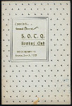 20TH ANNUAL DINNER [held by] S.O.T.Q. BOWLING CLUB [at] "MANHATTAN HOTEL, NY" (HOTEL;)