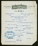 DINNER [held by] ROANOKE HOTEL [at] "ROANOKE, VA" (HOTEL)