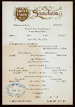 LUNCH [held by] GRAND UNION [at] "SARATOGA SPRINGS,[NY]" (HOTEL;)