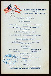 DINNER [held by] HUDSON RIVER DAY LINE [at] STEAMERS NEW YORK AND ALBANY (SS;)