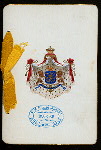 DINNER TO MEMBERS OF THE INTERNATIONAL PEACE CONGRESS [held by] QUEEN WILHELMINA [at] "ROYAL PALACE,AMSTERDAM" (FOREIGN;)