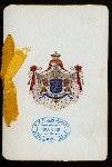 DINNER TO MEMBERS OF THE INTERNATIONAL PEACE CONGRESS [held by] QUEEN WILHELMINA [at] "ROYAL PALACE,AMSTERDAM" (FOREIGN;)