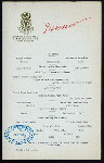 DINNER [held by] NEW GLADSTONE [HOTEL] [at] "NARAGANSETT PIER, RI" (HOTEL;)