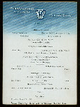 DINNER [held by] ARION SOCIETY [at] PENNSYLVANIA RAILROAD DINING CARS EN ROUTE NEW YORK TO CHICAGO (RR)