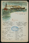 LUNCH [held by] NORDDEUTSCHER LLOYD BREMEN [at] STEAMSHIP KAISER WILHELM DER GROSSE (SS;)