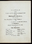 DINNER FOR CHAIRMEN HON.RANDOLPH GUGGENHEIMER AND GENERAL DANIEL BUTTERFIELD [held by] PLAN AND SCOPE COMMITTEE OF THE DEWEY CELEBRATION [at] "DELMONICOS,[NEW YORK]" (REST;)