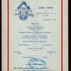 TABLE D'HOTE MEAL [held by] BERT HOUGH AND TONY FRANKER [at] ?
