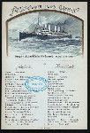 BREAKFAST [held by] NORDDEUTSCHER LLOYD BREMEN [at] STEAMSHIP KAISER WILHELM DER GROSSER (SS;)