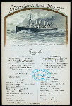 LUNCH [held by] NORDDEUTSCHER LLOYD BREMEN [at] STEAMSHIP KAISER WILHELM DER GROSSER (SS;)