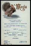 THANKSGIVING DINNER [held by] C. & N. W. PASSENGER STATION [at] "CHICAGO, IL" (RR;)