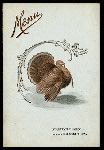 THANKSGIVING DINNER [held by] STURTEVANT HOUSE [at]  (HOTEL;)