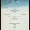 DINNER ON SPECIAL TRAIN FOR SEC'Y OF WAR ELIHU ROOT AND PARTY [held by] PENNSYLVANIA RAILROAD [at] ENROUTE FROM WASH TO PHILADELPHIA AND RETURN; (RR;)