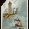 DINNER [held by] HAMBURG-AMERIKA LINE [at] "ENROUTE EXPRESS STEAMER ""FURST BISMARCK""" (SS;)