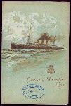 DINNER [held by] HAMBURG AMERIKA LINIE [at] SS FURST BISMARCK (SS;)