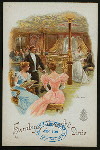 DINNER [held by] HAMBURG AMERIKA LINIE [at] SS FURST BISMARCK (SS;)