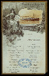 LUNCH [held by] HAMBURG-AMERIKA LINIE [at] SS FURST BISMARCK (SS;)