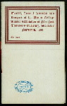 TWELFTH ANNUAL REUNION [held by] UNION COLLEGE ALUMNI ASSOCIATION OF NEW YORK [at] THE SAVOY [NY] (HOTEL;)
