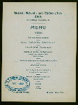 BREAKFAST [held by] BRITISH SCHOOLS AND UNIVERSITIES CLUB OF NEW YORK [at] HOLLAND HOUSE [NY] (HOTEL;)