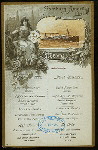 LUNCHEON [held by] HAMBURG-AMERIKA LINIE [at] ENROUTE  ABOARD SCHNELLDAMPFER (EXPRESS-STEAMER) FURST BISMARCK (SS;)