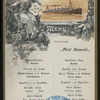 LUNCHEON [held by] HAMBURG-AMERIKA LINIE [at] ENROUTE  ABOARD SCHNELLDAMPFER (EXPRESS-STEAMER) FURST BISMARCK (SS;)