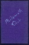 COMPLIMENTARY BREAKFAST [held by] PHILOMATH CLUB [at] "PALACE HOTEL, SAN FRANCISCO, CA" (HOTEL;)