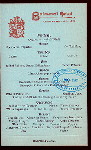DINNER; [held by] BALMORAL HOTEL [at] LENOX AVE. 113 & 114 STREET.NY (HOTEL;)