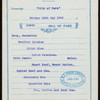 LUNCH [held by] PACIFIC MAIL STEAMSHIP CO. [at] SS CITY OF PARA (SS;)