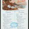 BREAKFAST [held by] NORDDEUTSCHER LLOYD BREMEN [at] SS KAISER WILHELM DER GROSSE (SS;)