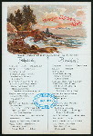 BREAKFAST [held by] NORDDEUTSCHER LLOYD BREMEN [at] SS KAISER WILHELM DER GROSSE (SS;)